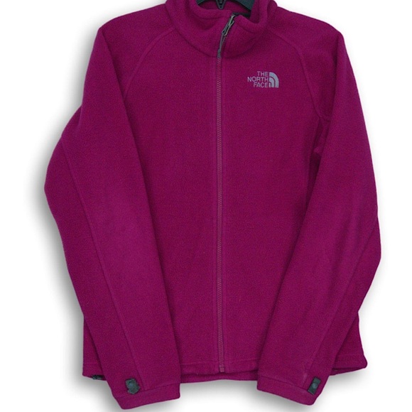 THE NORTH FACE Magenta Full Zip Jacket with Pockets Size Medium - Picture 5 of 5